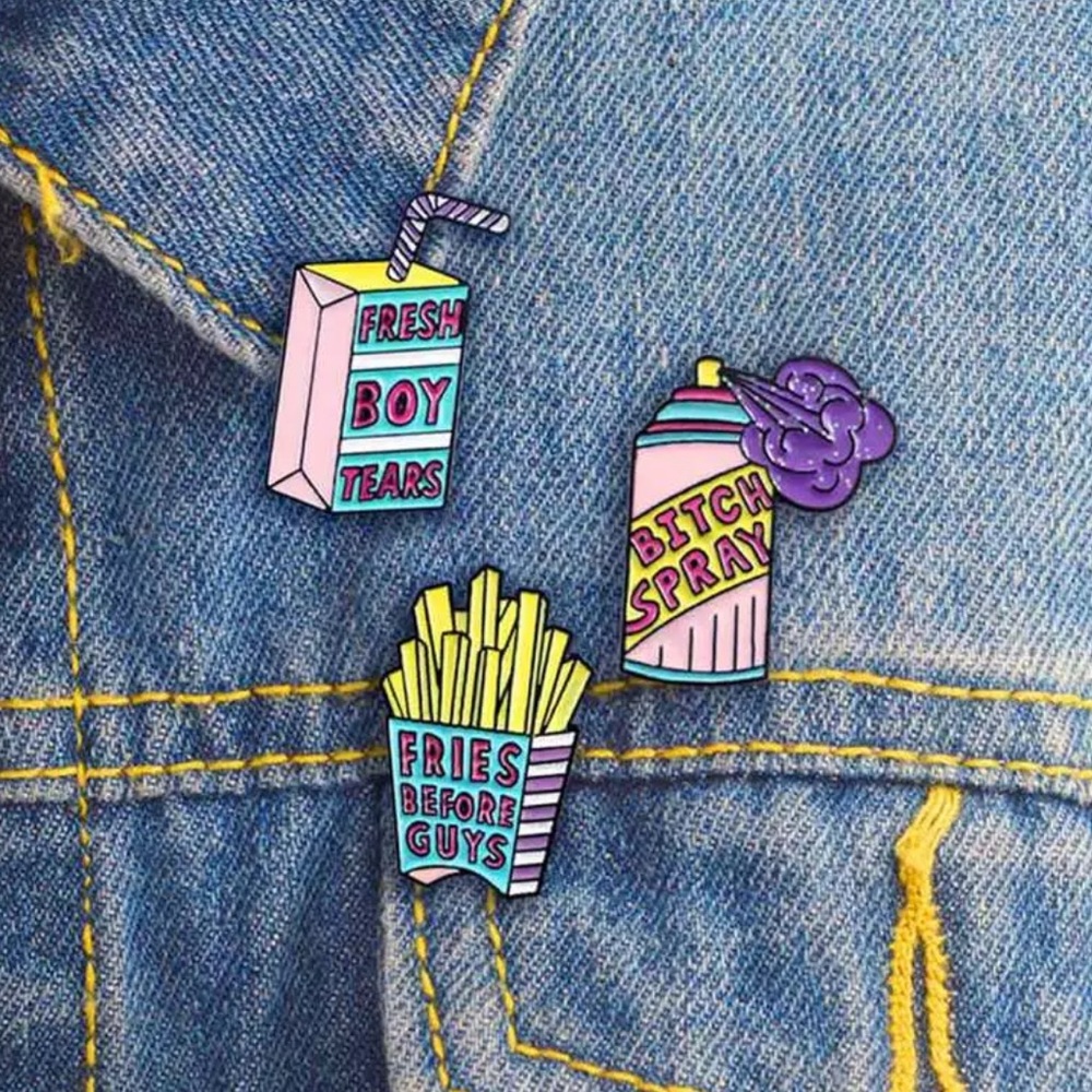 Enamel Pins Set of 3